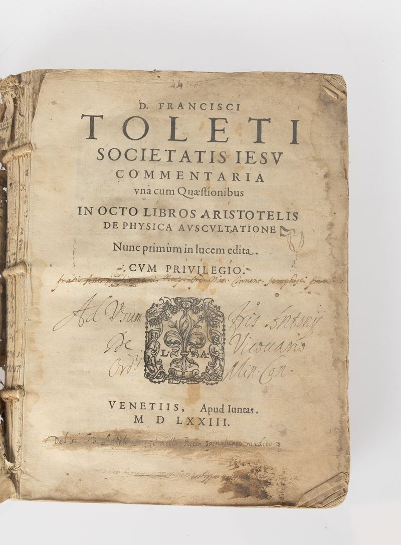 Commentaria vnà cum questionibus in octos libros Aristotelis De physica auscultatione
