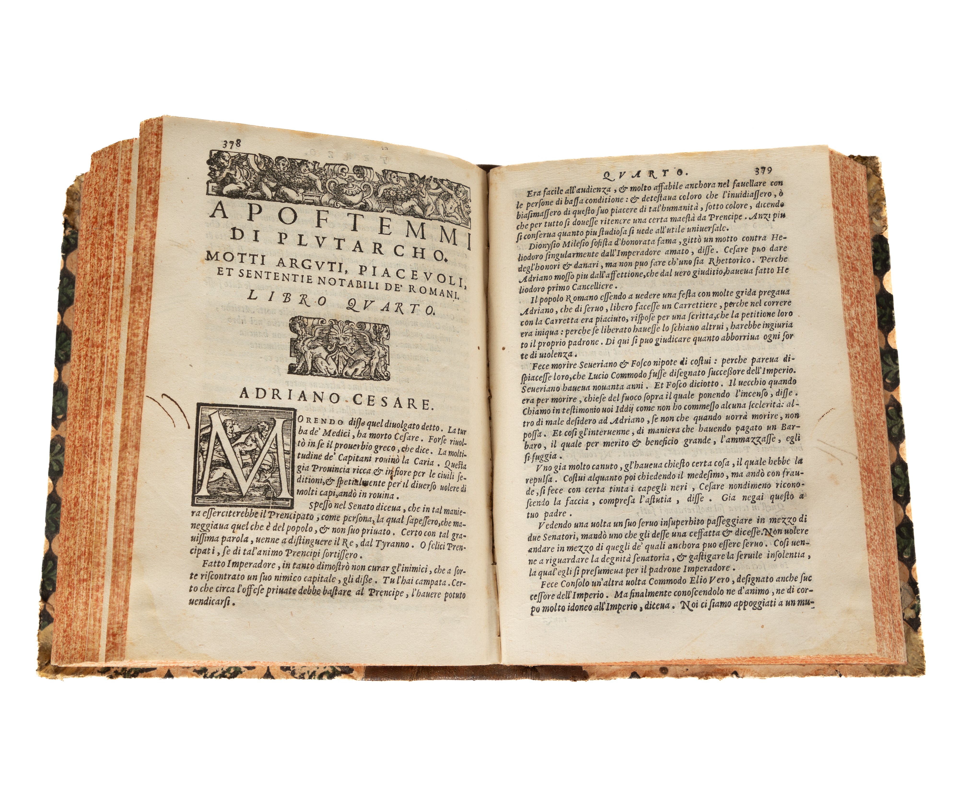 Apoftemmi di Plutarco, motti arguti piaceuoli, e sentenze notabili, così di principi come di filos...