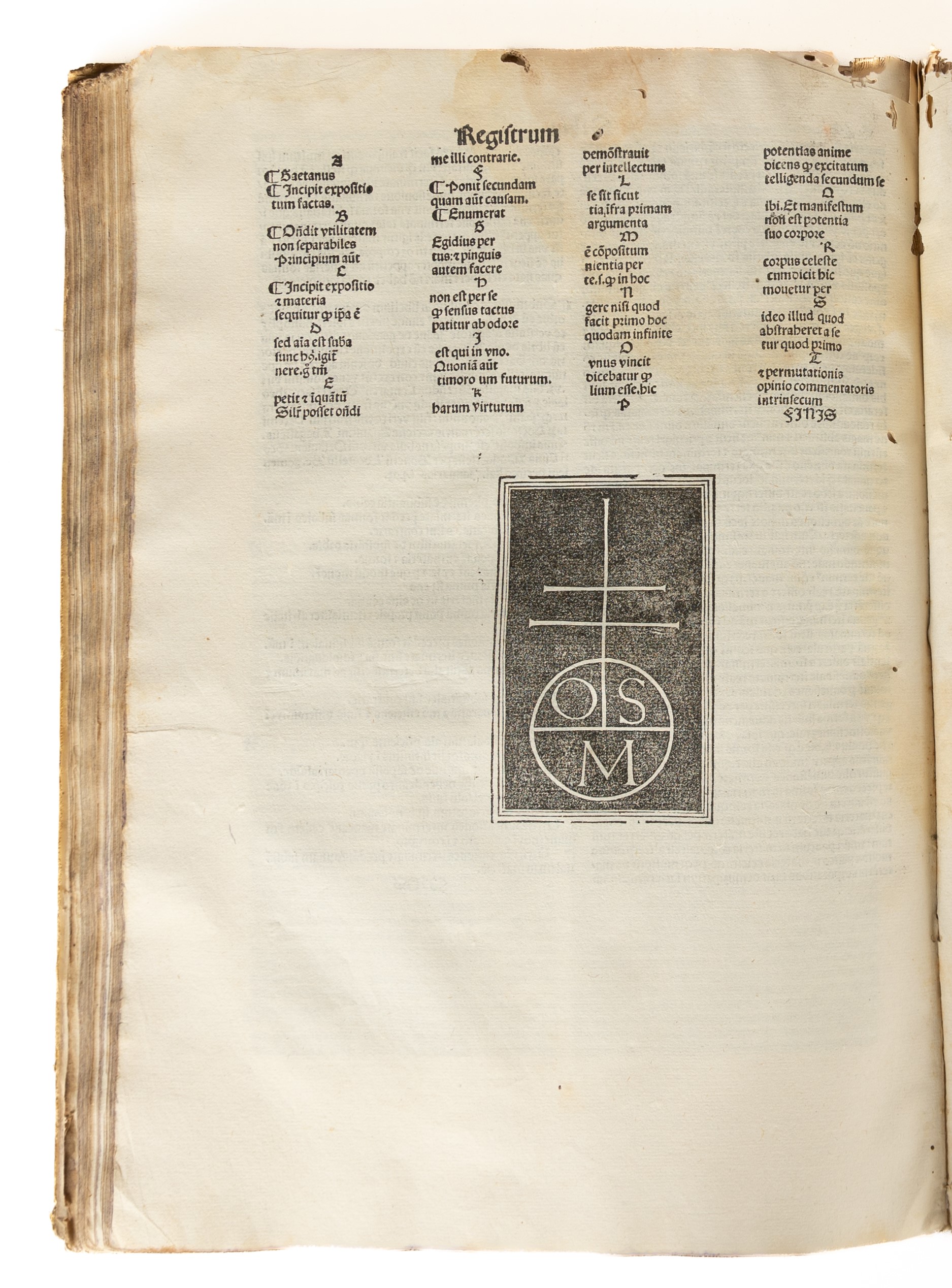 Gaietanus super libros de animaaietanus super libros de anima. Eiusdem questiones de sensu agente...