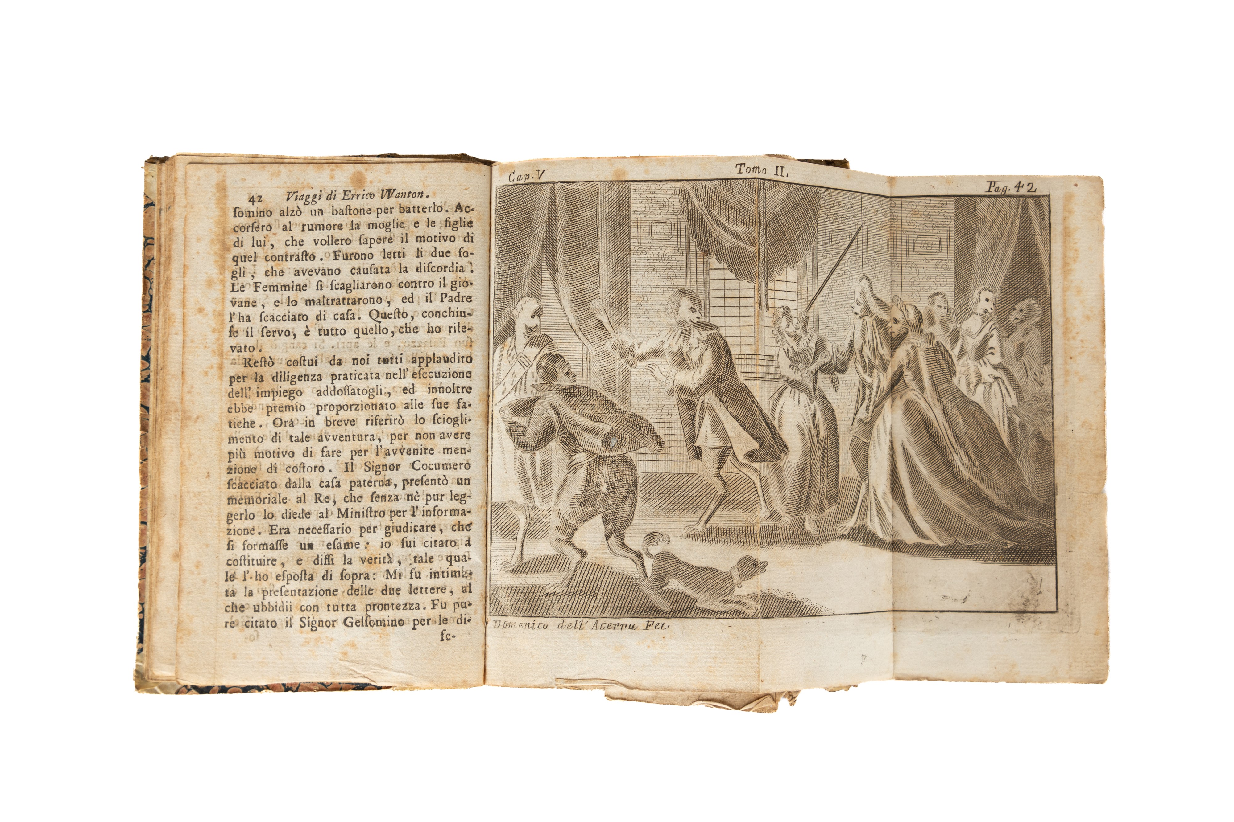 Viaggi di Enrico Wanton alle terre incognite australi, ed al paese delle scimie