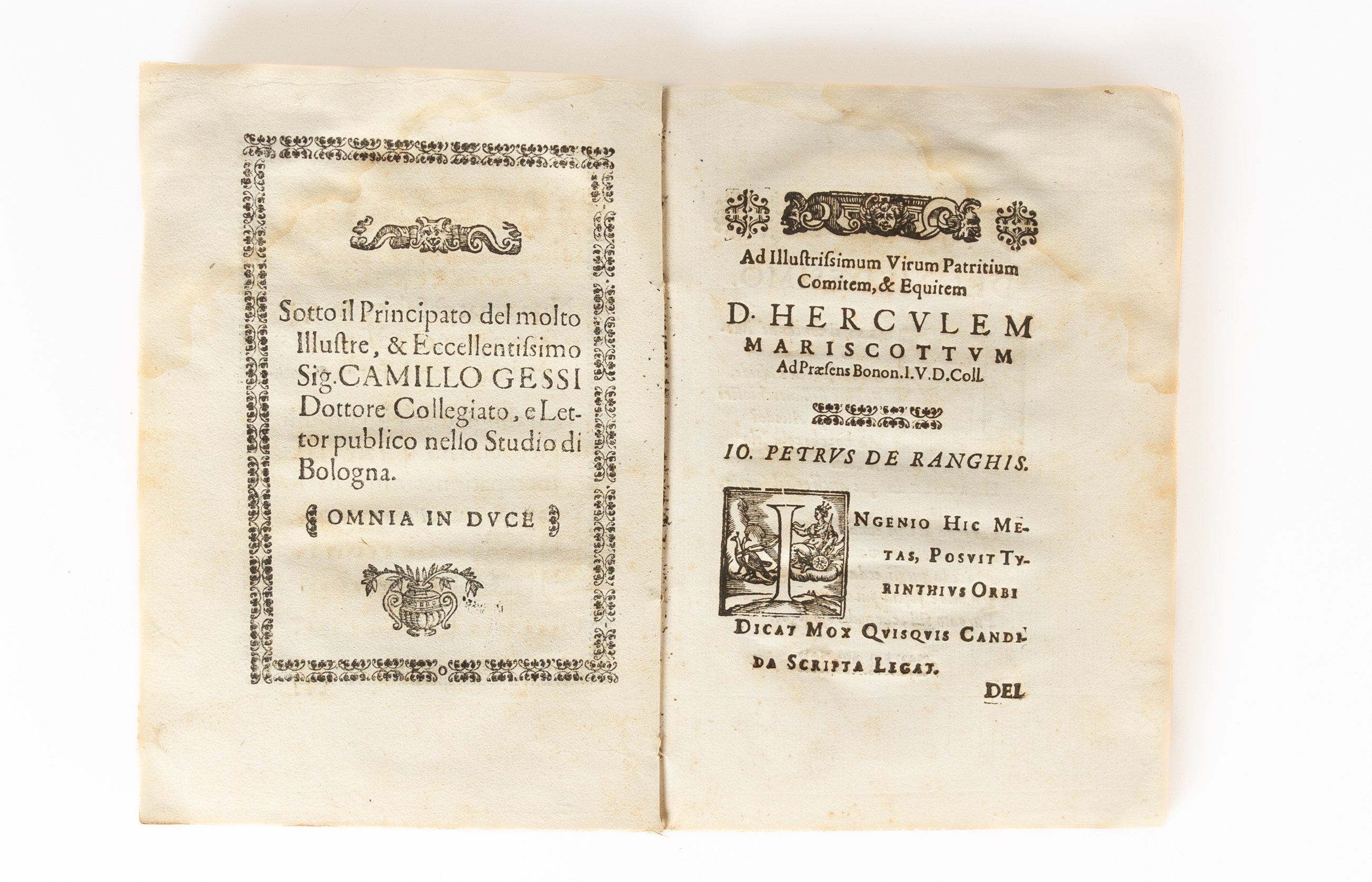 Parere di Hercole Mariscotti patricio bolognese se i concetti fauolosi si debbano ammettere ne i ...