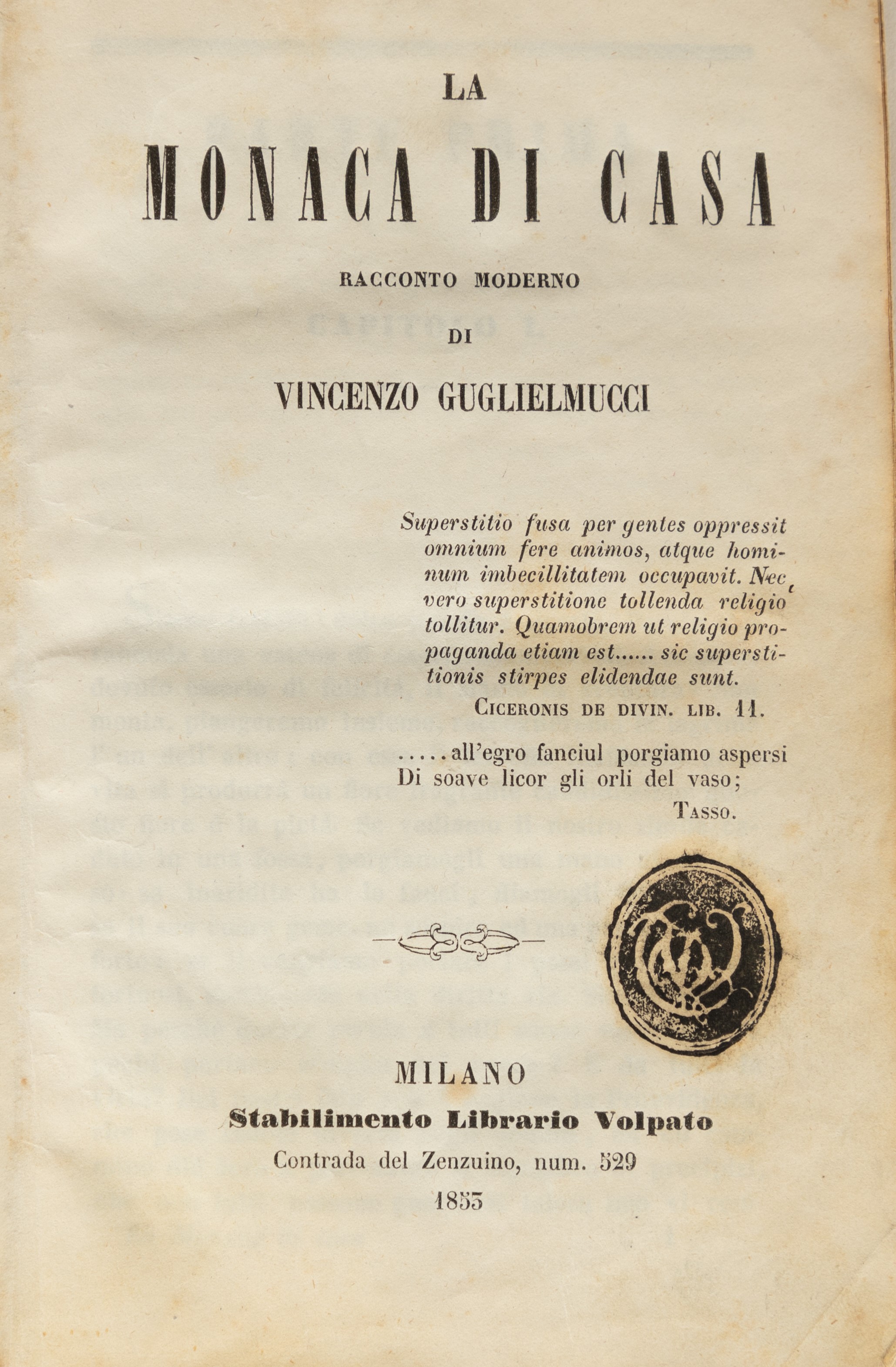 Lotto di Quattro Volumi Formato 8°/12° (tre Rilegati in Pergamena, uno in Mezza Pergamena)