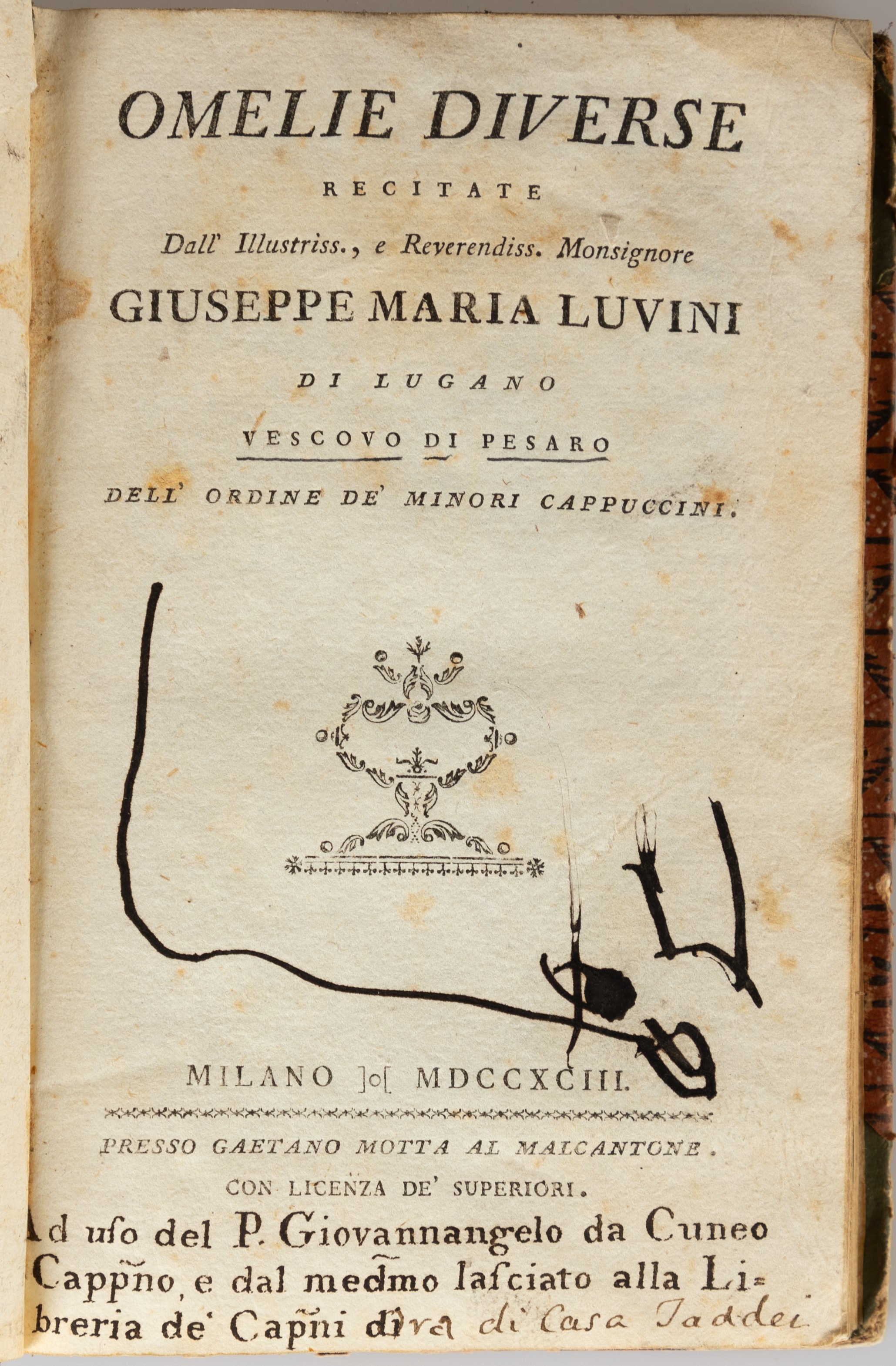 Lotto di Tre Volumi Formato 8° Rilegati in Mezza Pelle, Comprende: