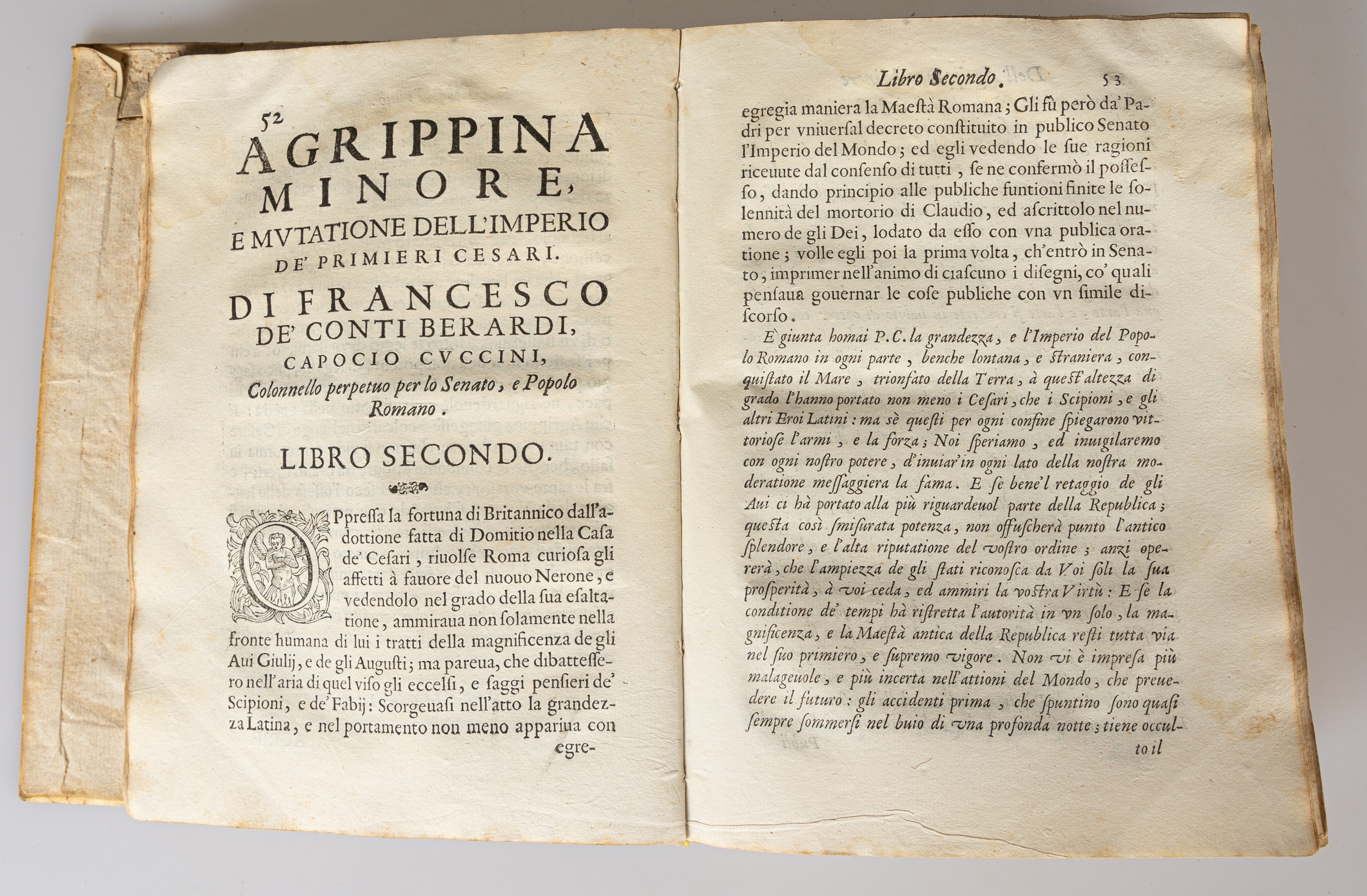 Agrippina minore e mutatione dellʹimperio deʹ primieri Cesari.