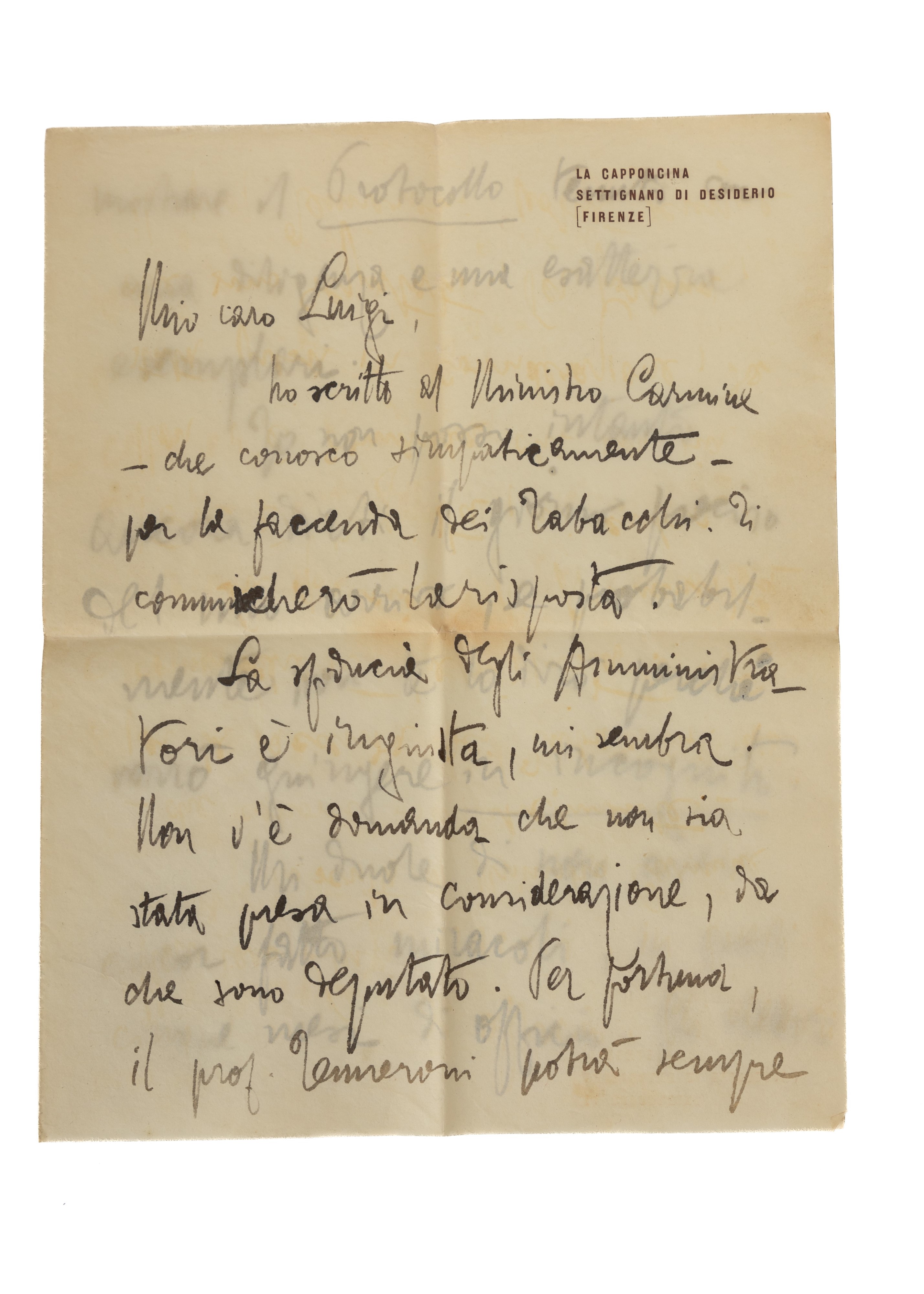 Lotto di n. 6 lettere indirizzate da Gabriele d'Annunzio al Dottor Luigi Luise di Francavilla al ...