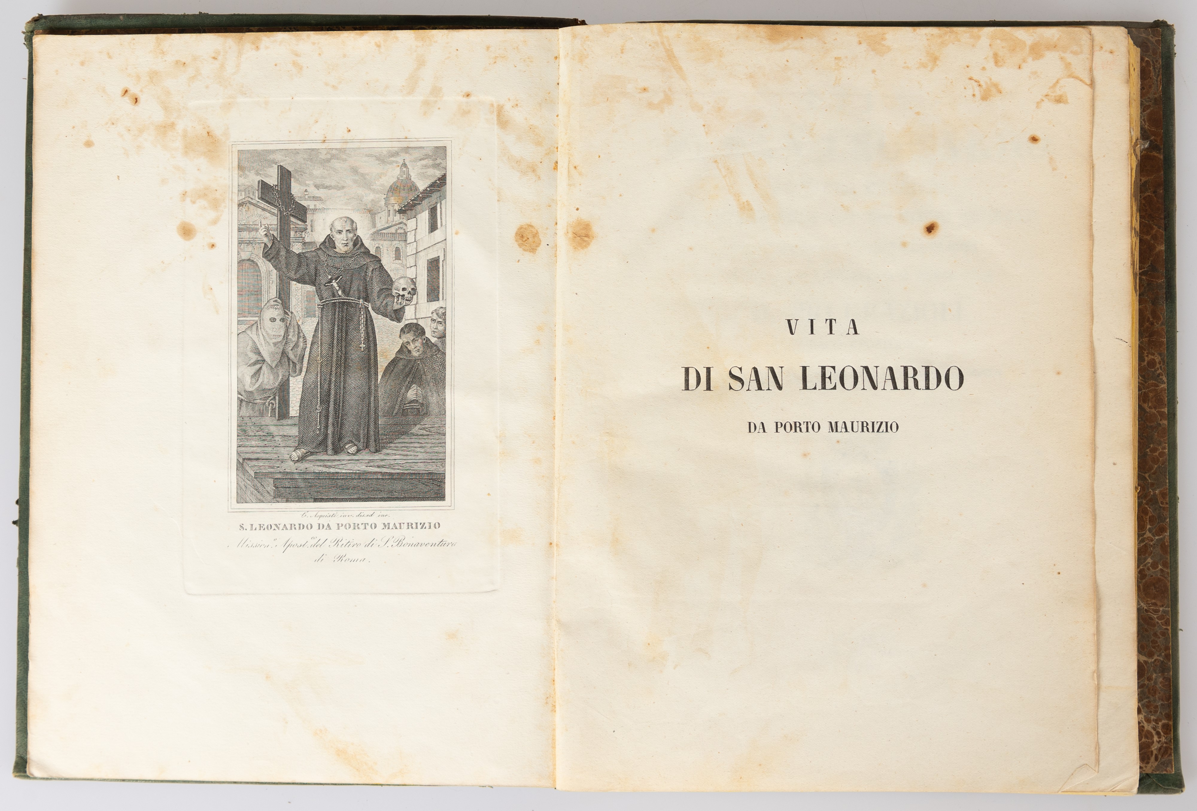 Giuseppe Maria da Masserano - Vita di San Leonardo da Porto Maurizio
