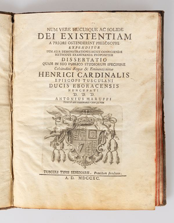 Marco Mastrofini - Num vere hucusque ac solide Dei existentiam a priori ostenderint philosophi expenditur tum alia demonstrationis