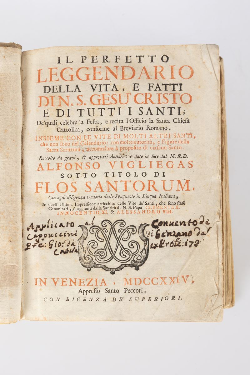Alonso De Villegas Selvago - Il Perfetto Leggendario della Vita e Fatti di N.s. Gesù Cristo e di ...