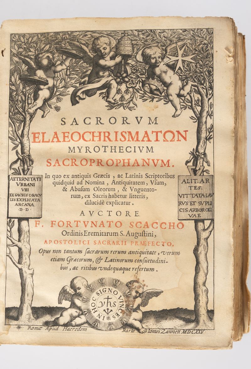 Sacrorum elaeochrismaton myrothecium sacroprophanum