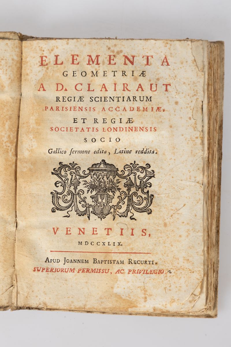 Elementa Geometriae a D. Clairaut Regiae Scientiarum Parisiensis Accademiae
