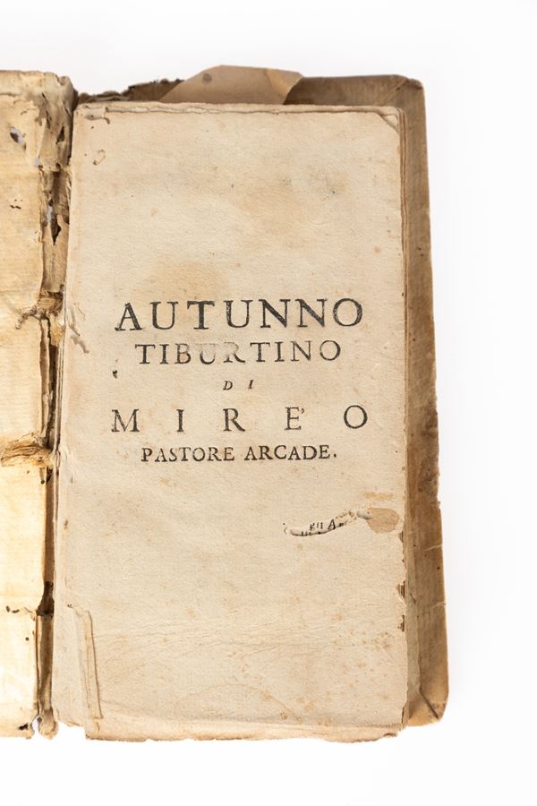 Michele Giuseppe Morei - Autunno tiburtino di Miréo pastore arcade