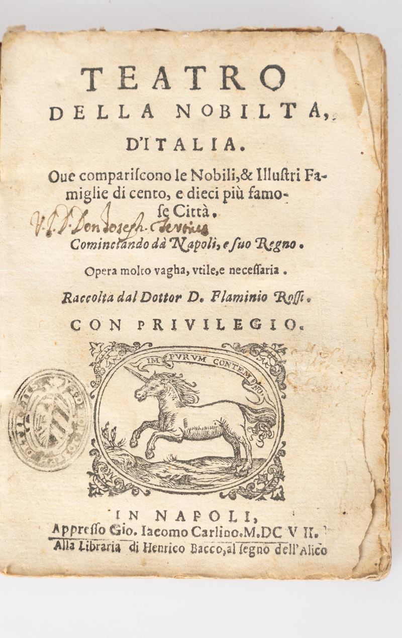 Flaminio Rossi - Teatro della Nobiltà Dʹitalia