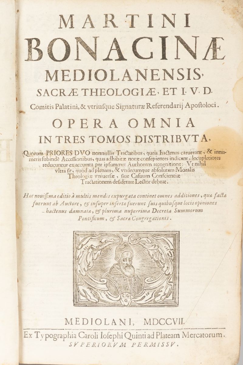 Opera omnia in tres tomos distributa