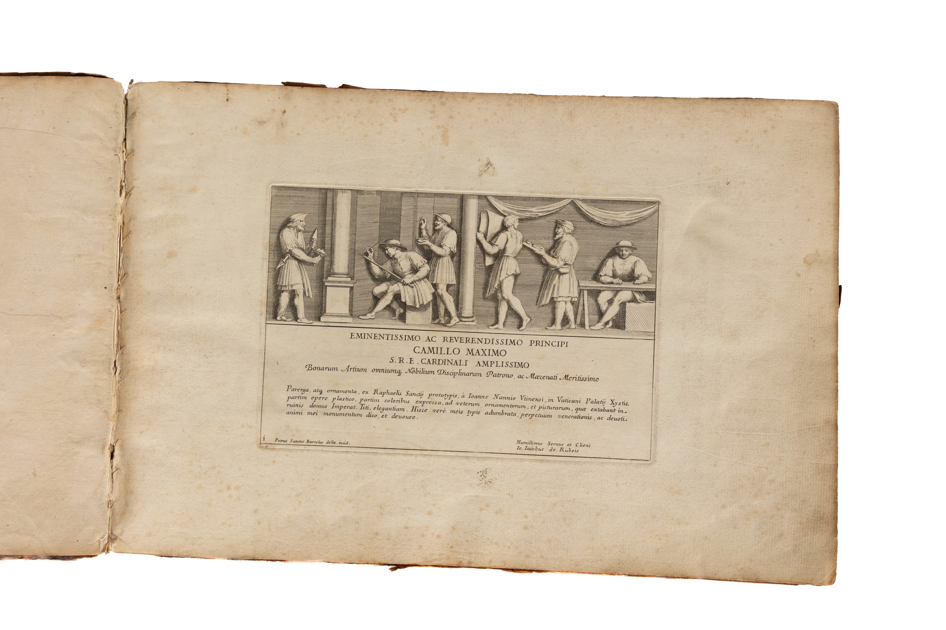 Lotto di tre libri di Pietro Santi Bartoli