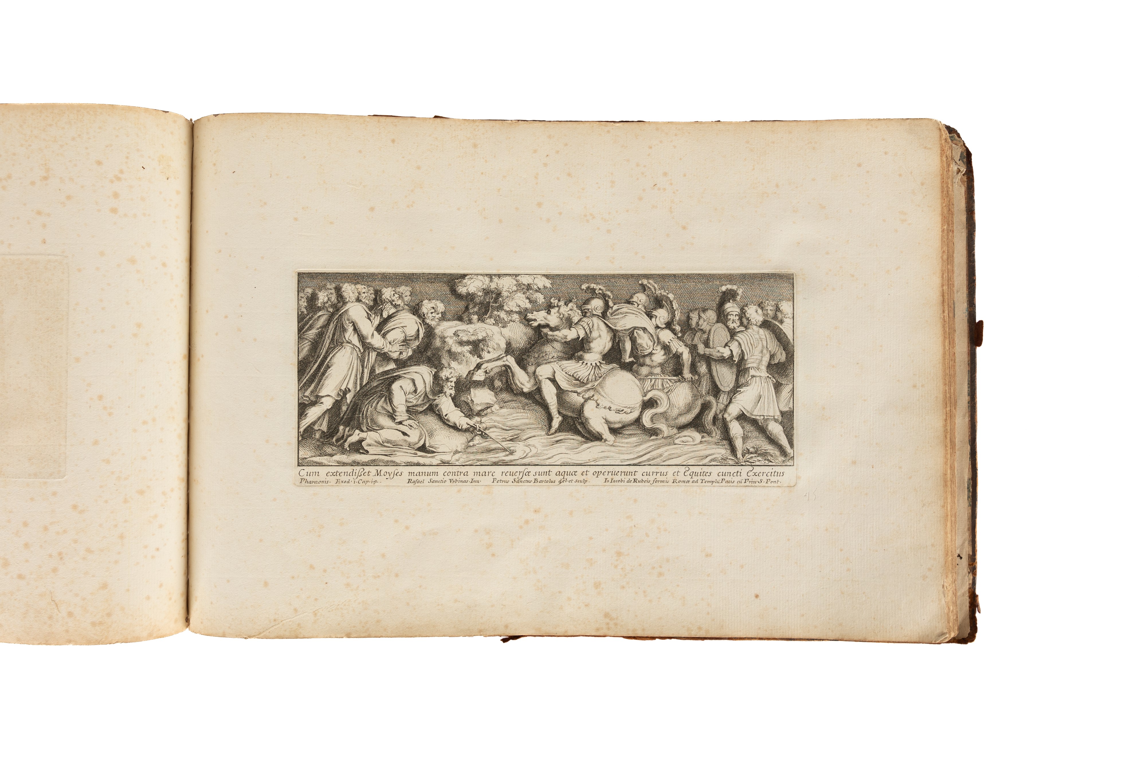 Lotto di tre libri di Pietro Santi Bartoli