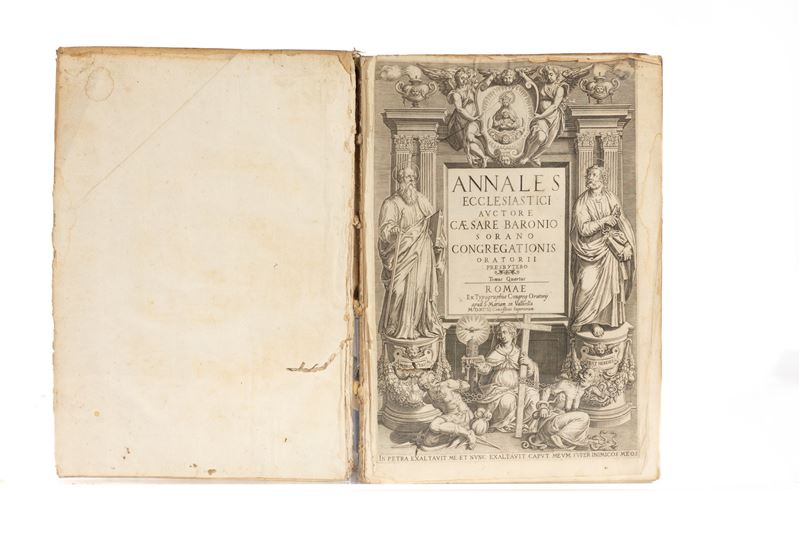 Lotto di due libri di Cesare Baronio