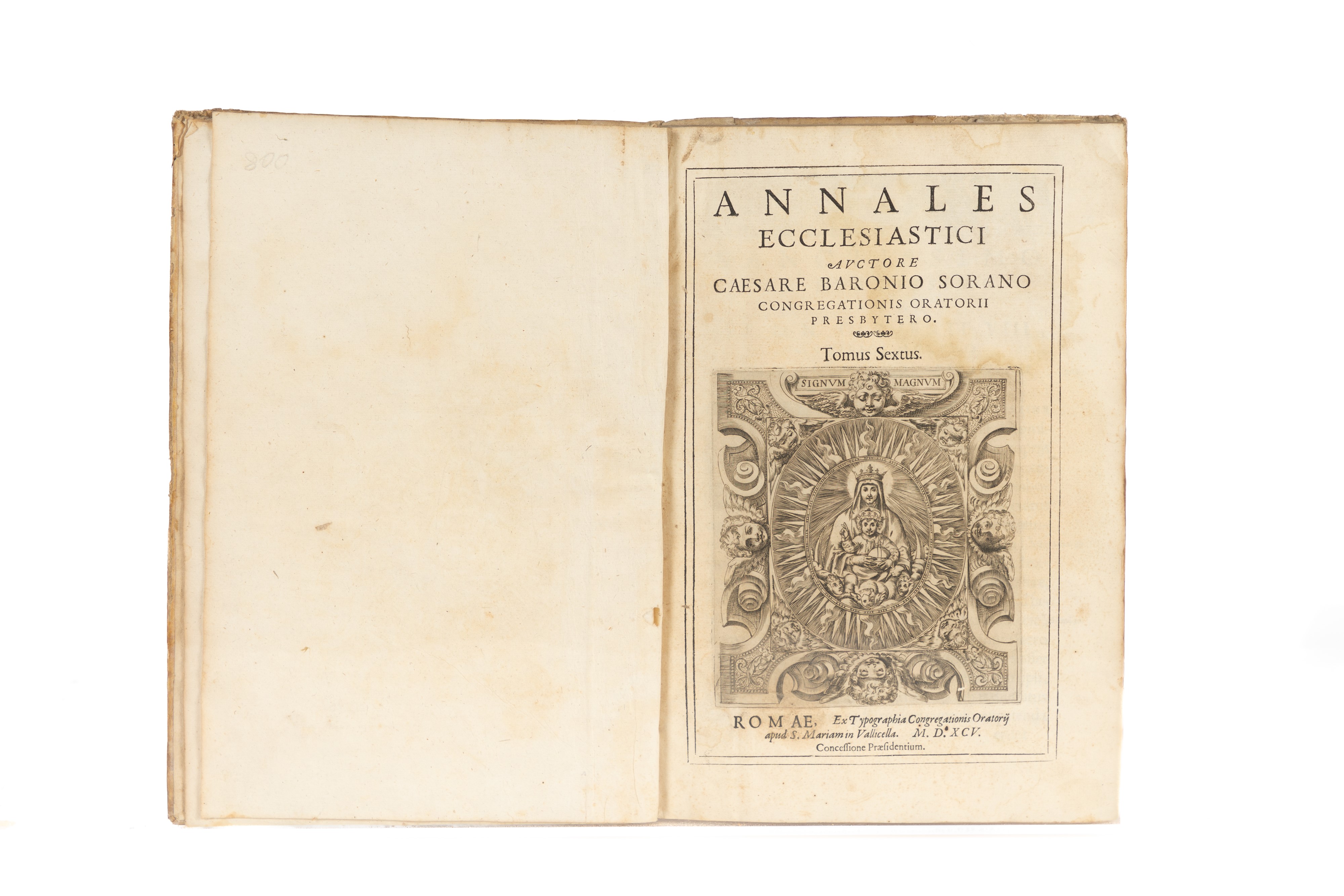 Lotto di due libri di Cesare Baronio