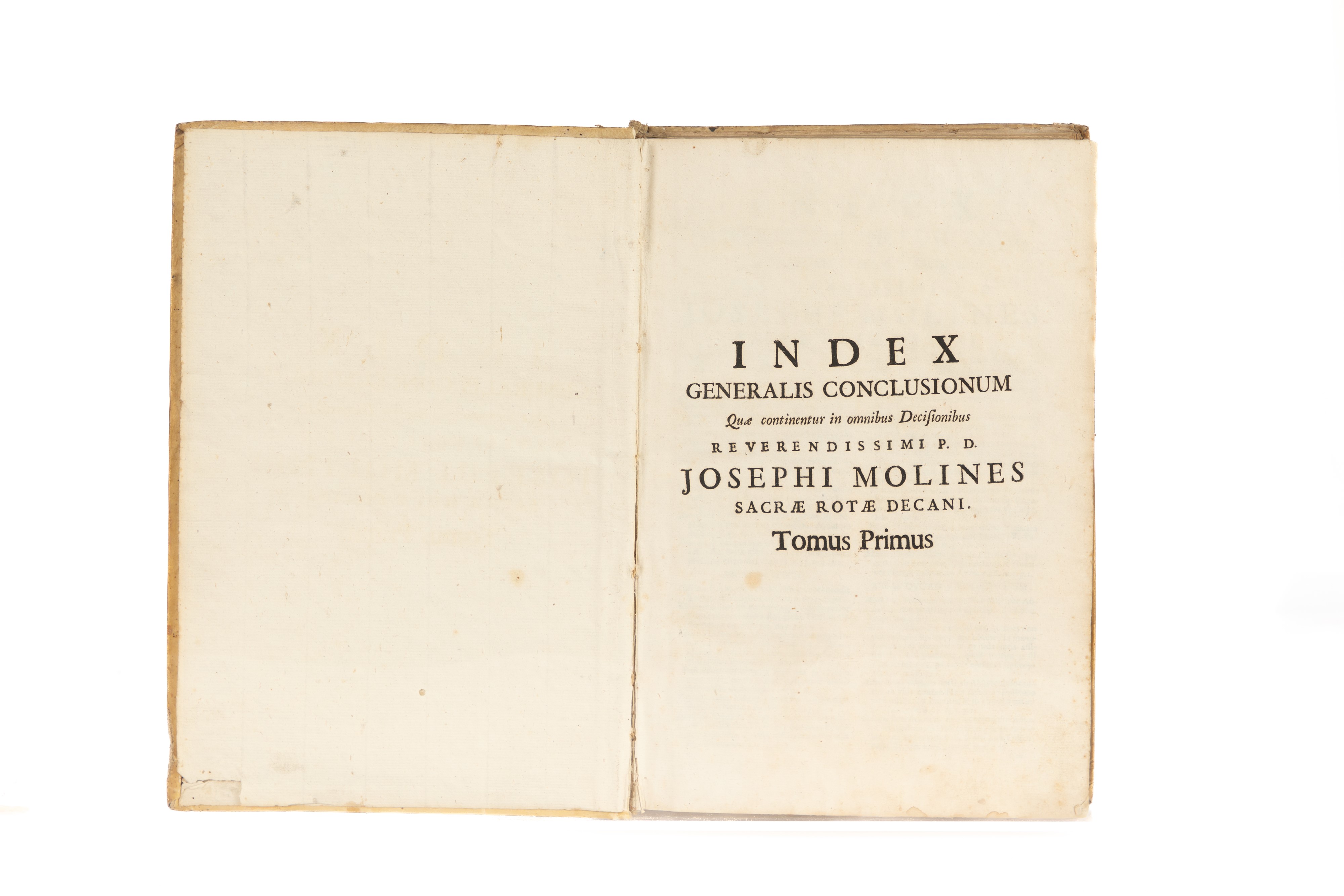 Lotto di Tre Volumi In-folio Rilegati in Pergamena Coeva