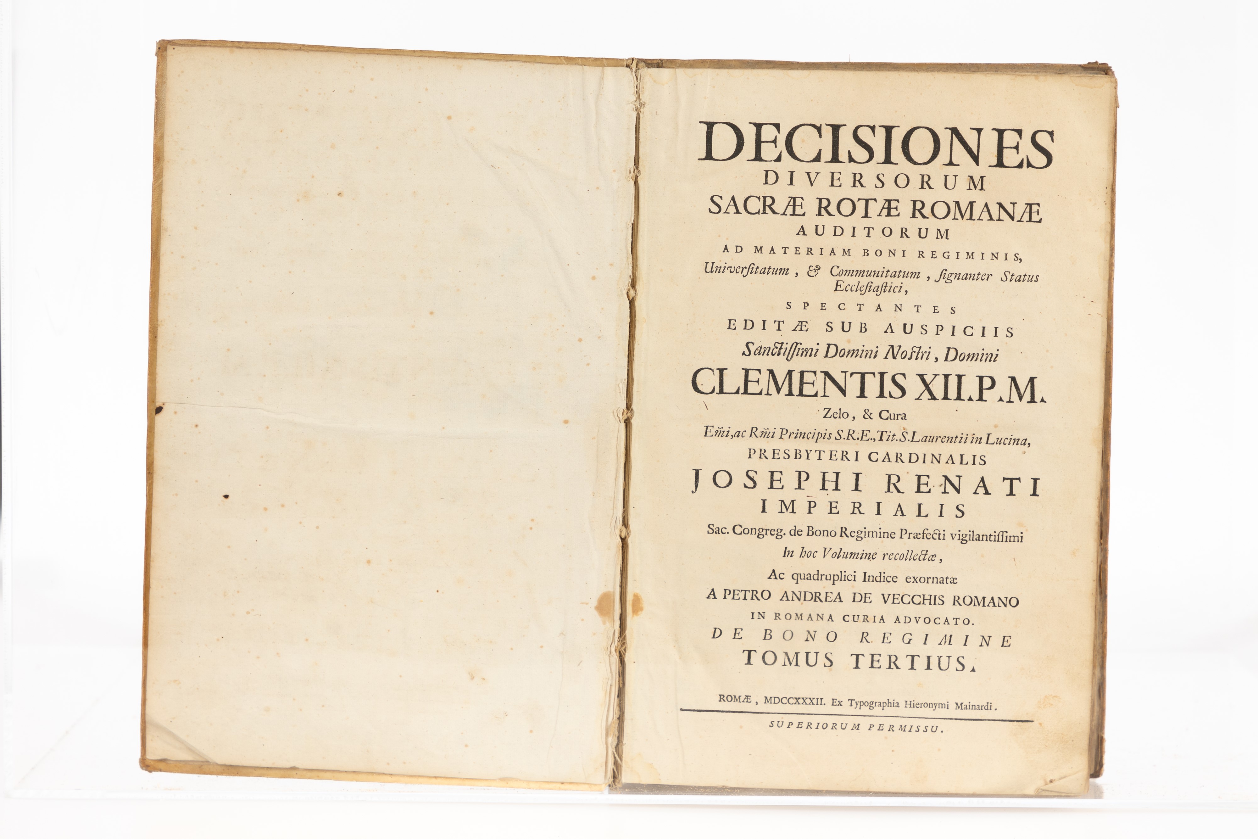 Lotto di Due Volumi In-folio Rilegati in Pergamena Coeva