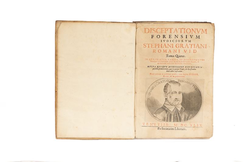 Lotto di Due Volumi In-folio Rilegati in Pergamena Coeva