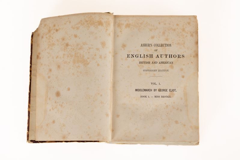 Middlemarch: a study of provincial life