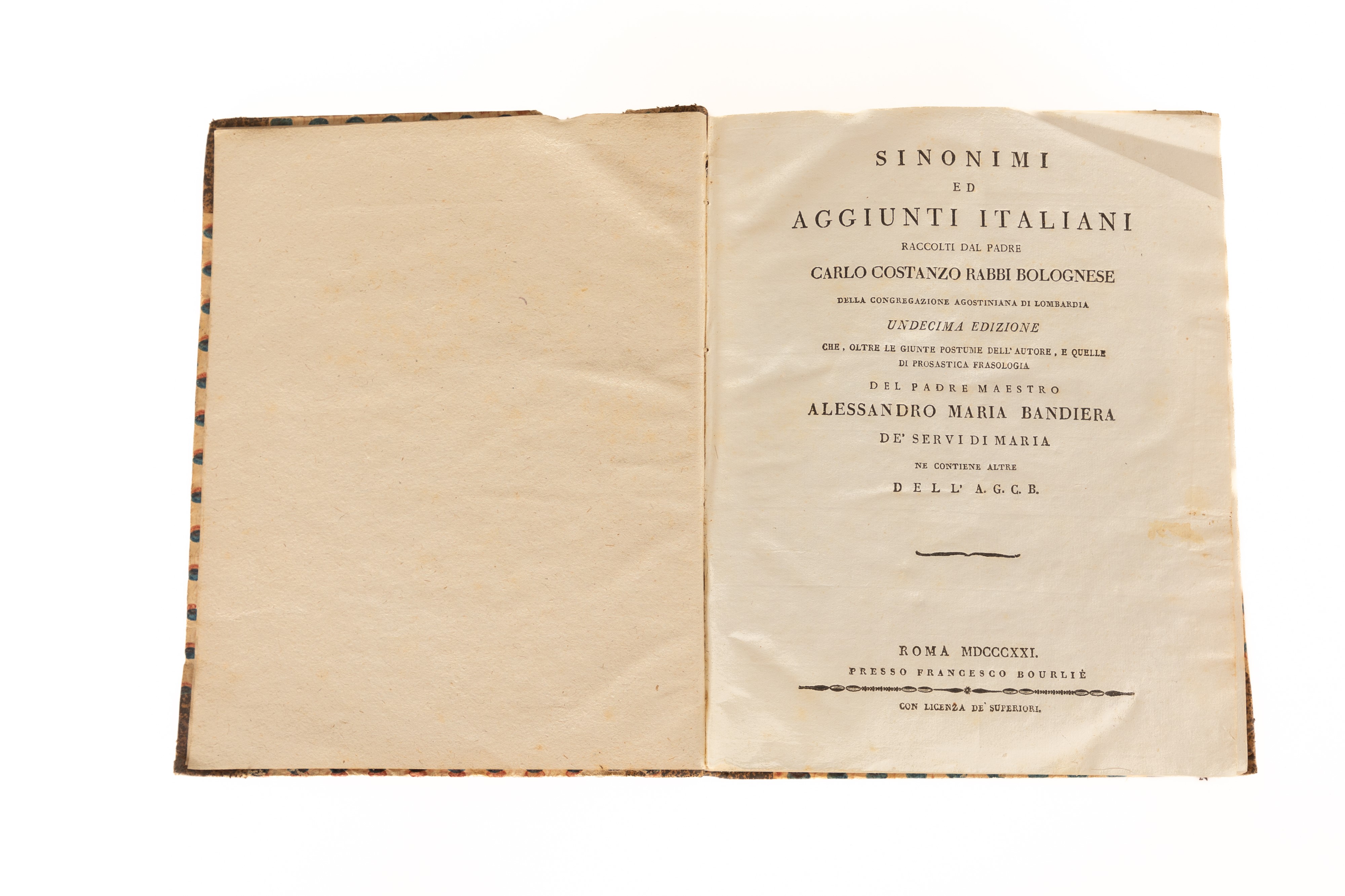 Lotto di sei vocabolari