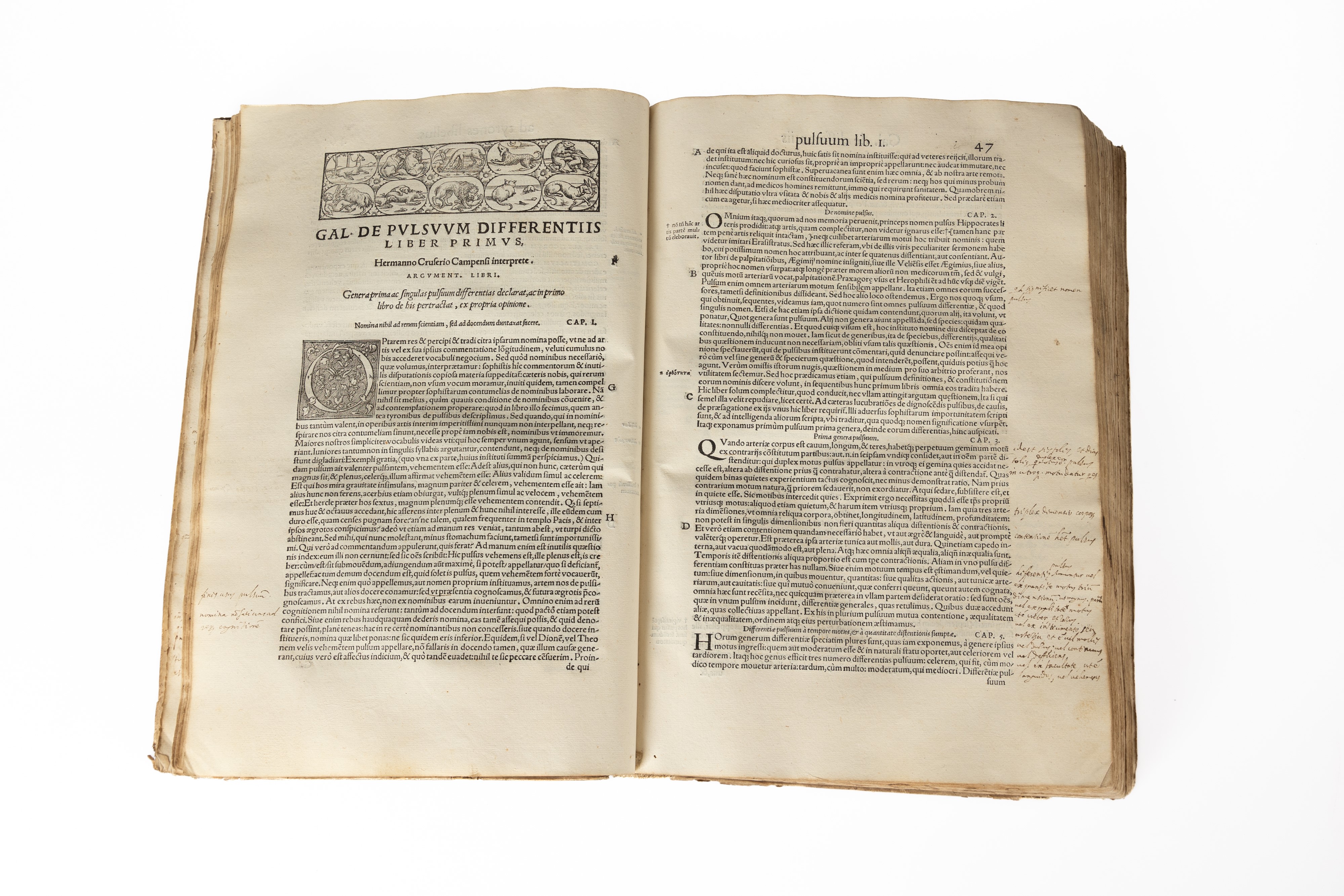 Lotto di Due Libri di Claudius Galenus