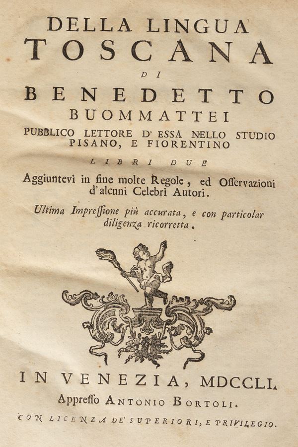 Benedetto  Buonmattei, - Della lingua toscana