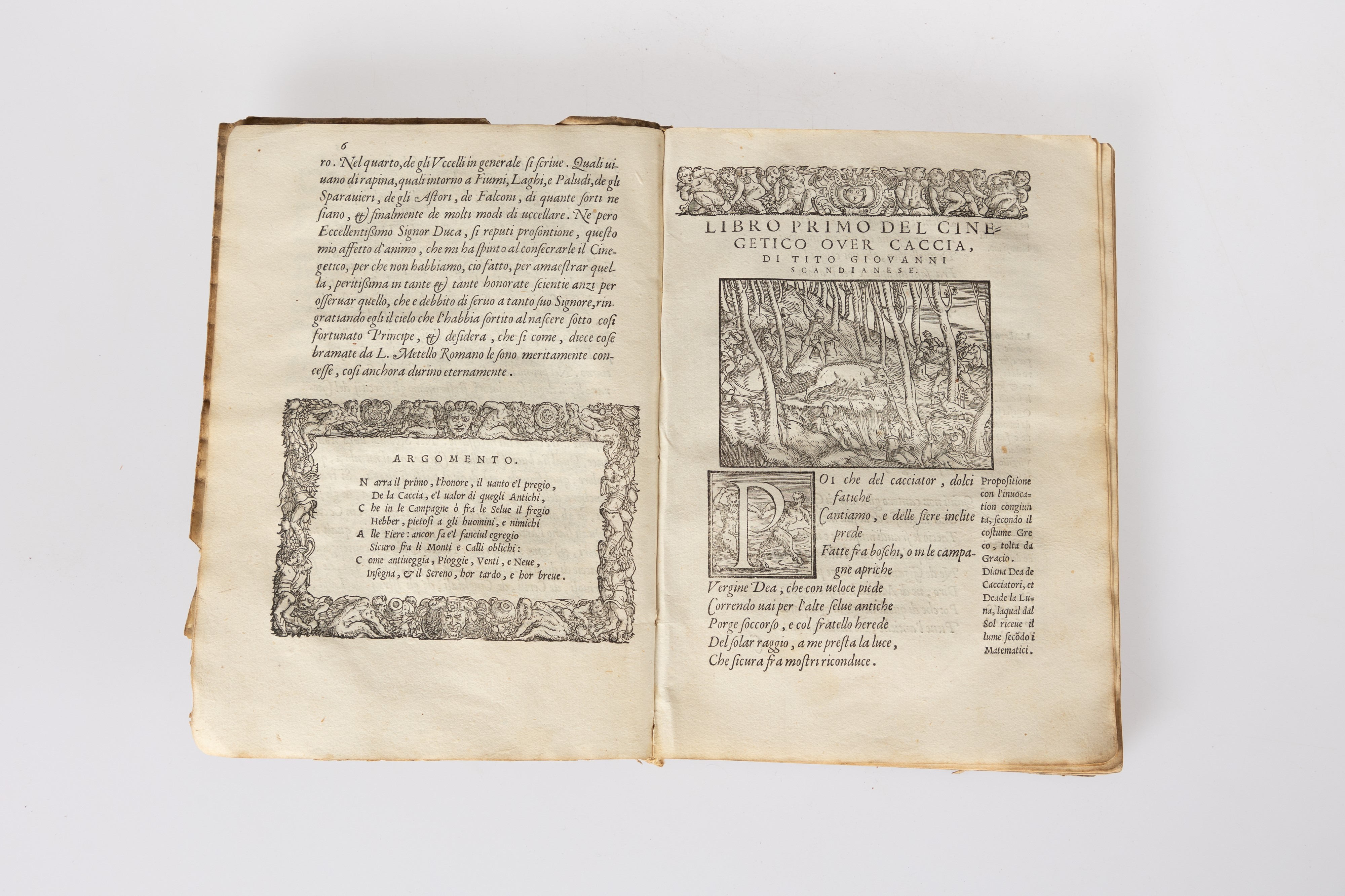 I quattro libri della caccia, di Tito Giouanni Scandianese