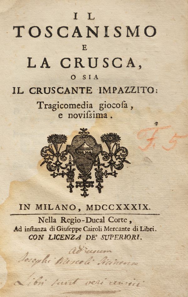 Il toscanismo e la Crusca