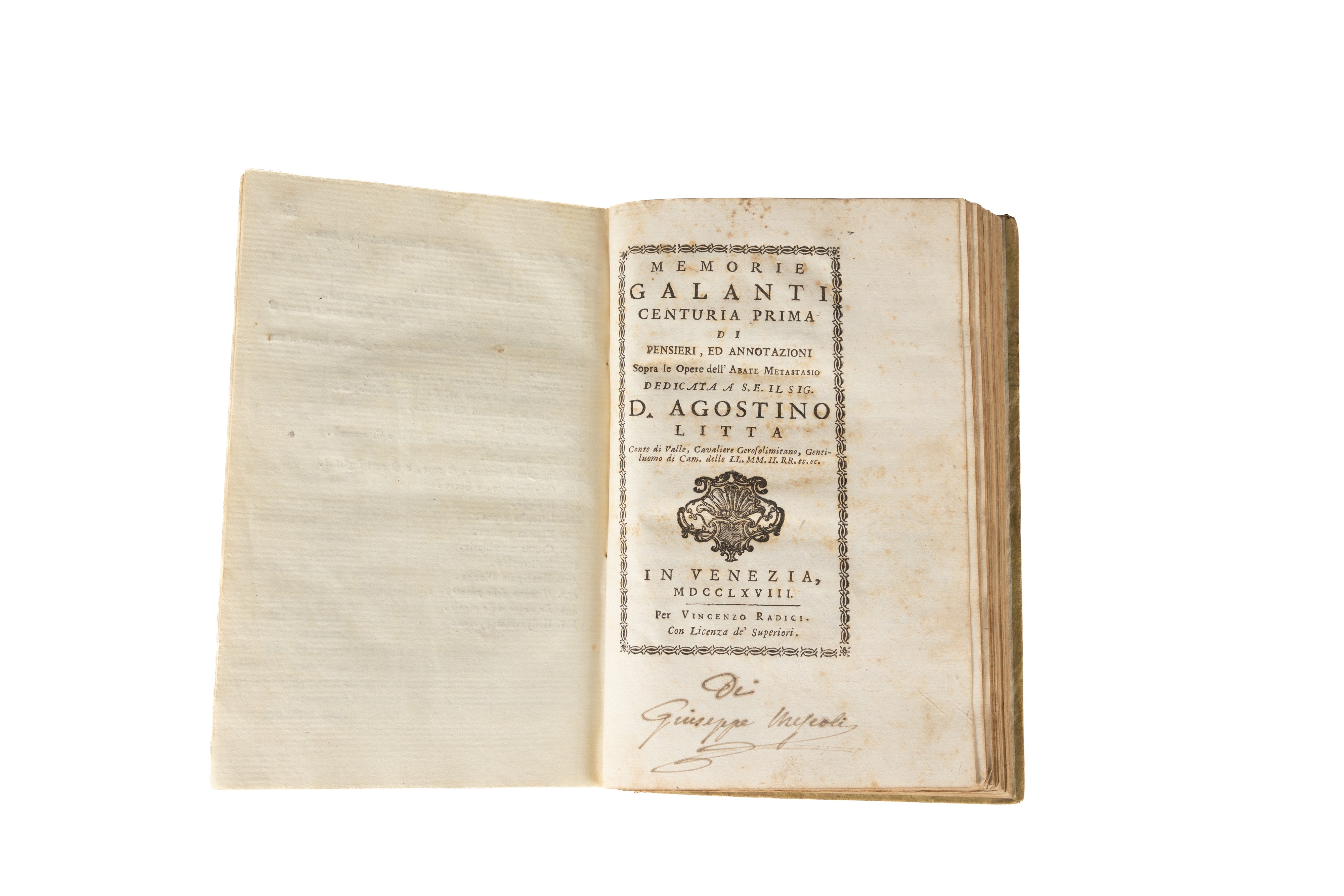 Volume di miscellanea