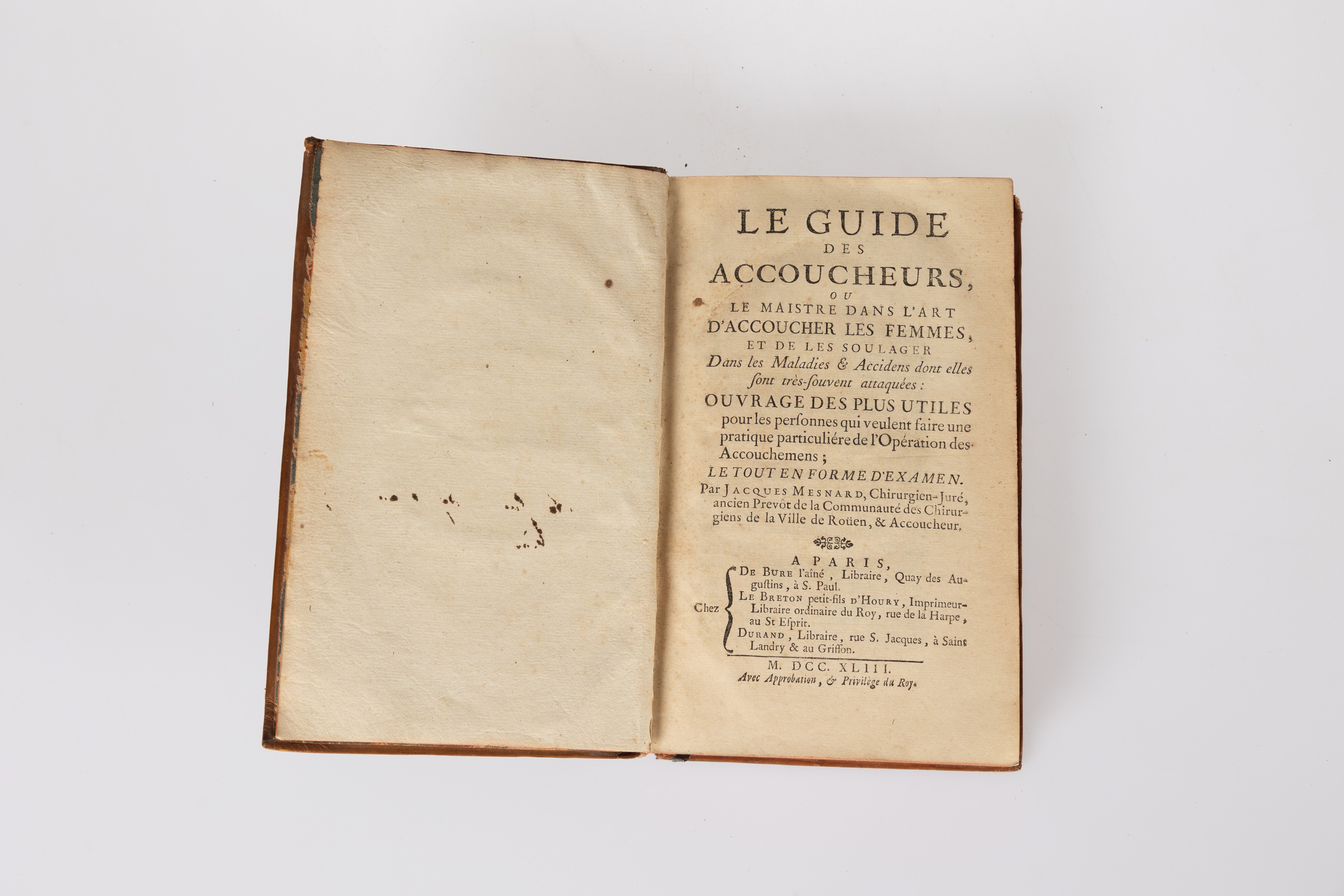 Lotto di due libri Mesnard, Jacques e Paulet, Jean Jacques