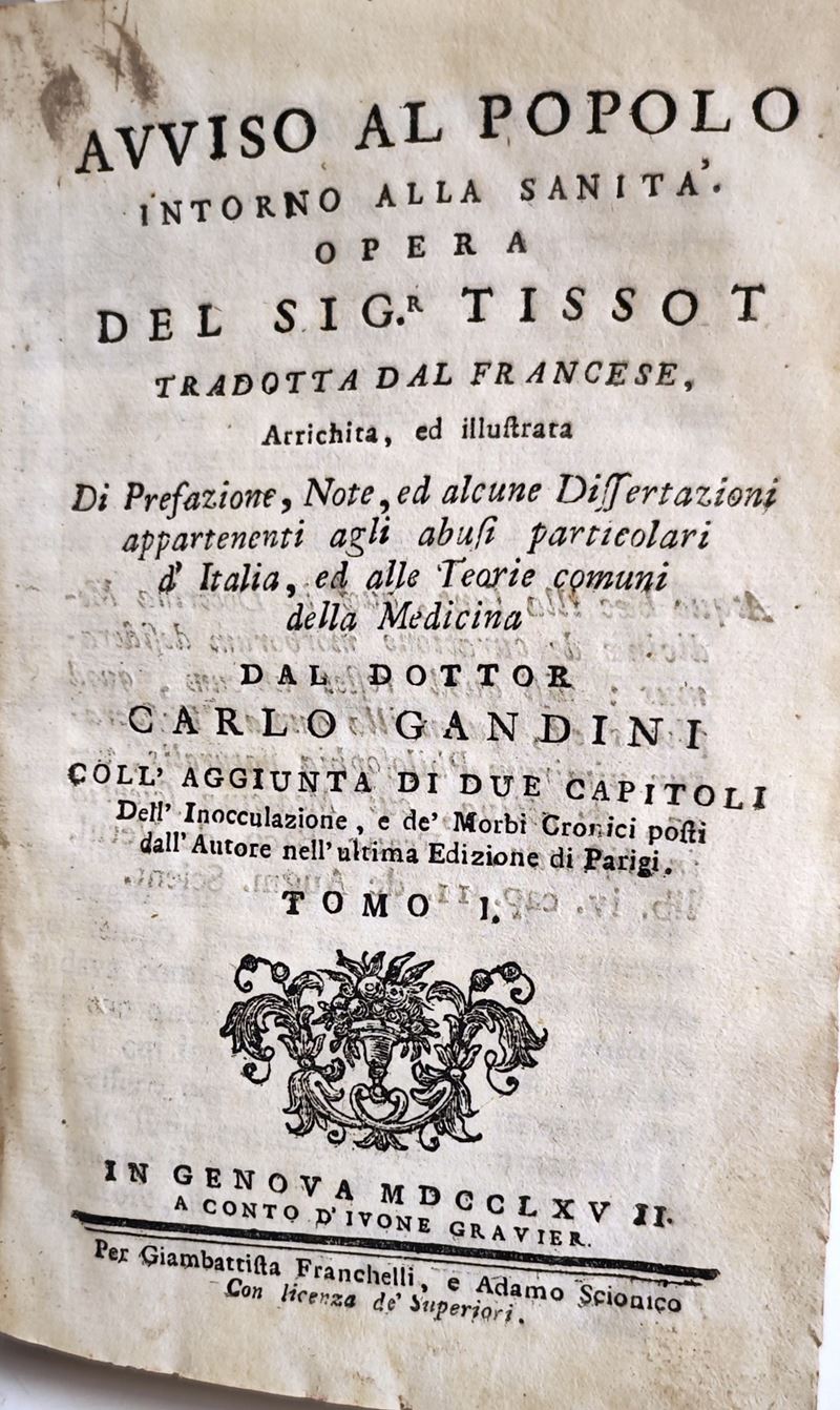 Avviso al popolo intorno alla sanità