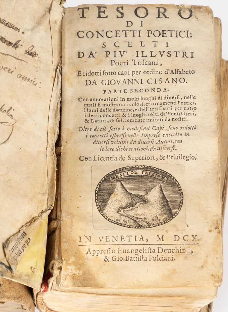 Tesoro di concetti poetici scelti daʹ piuʹ illustri poeti toscani