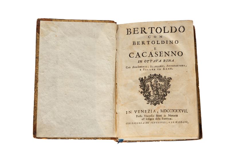 Bertoldo con Bertoldino e Cacasenno in ottava rima con argomenti