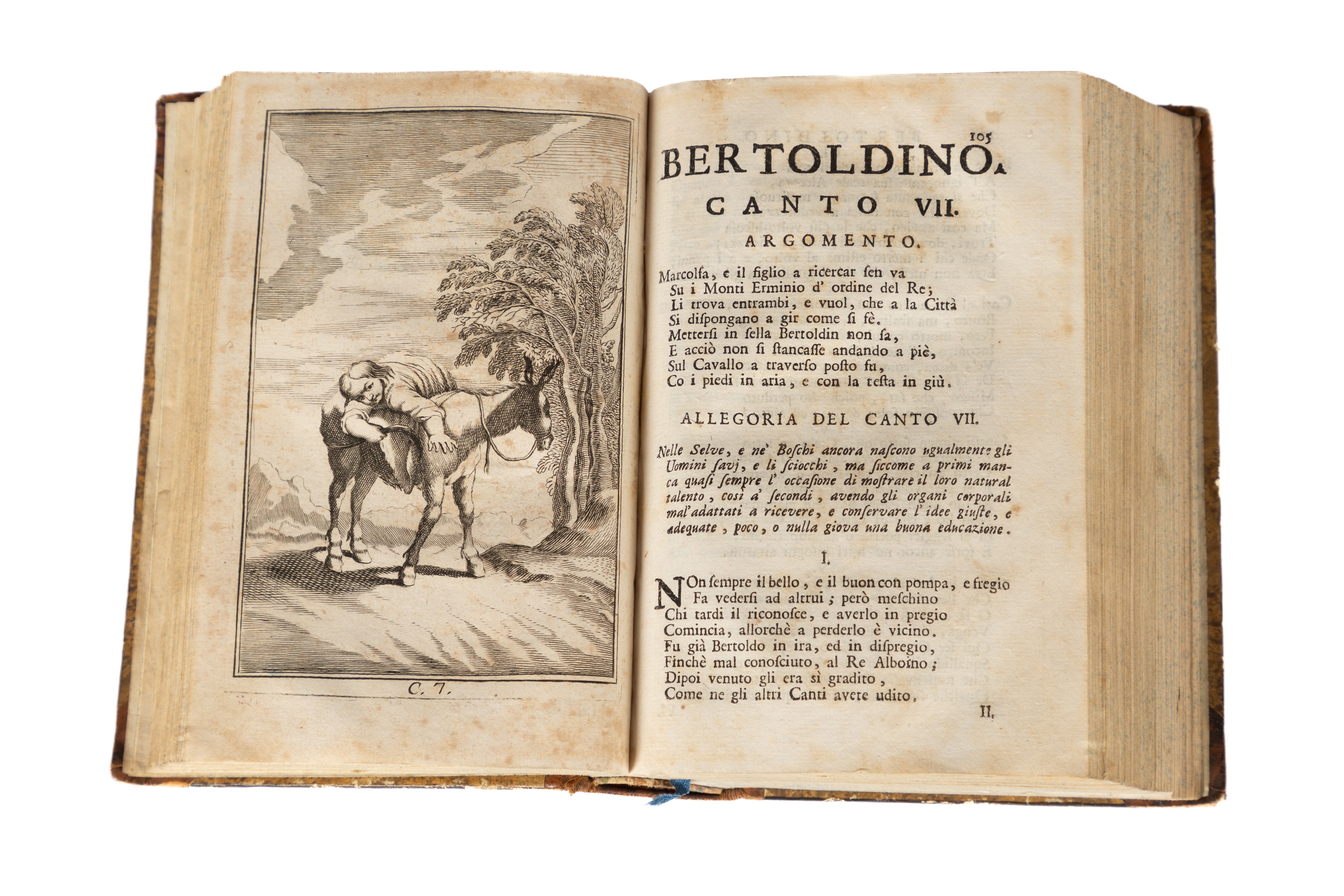 Bertoldo con Bertoldino e Cacasenno in ottava rima con argomenti