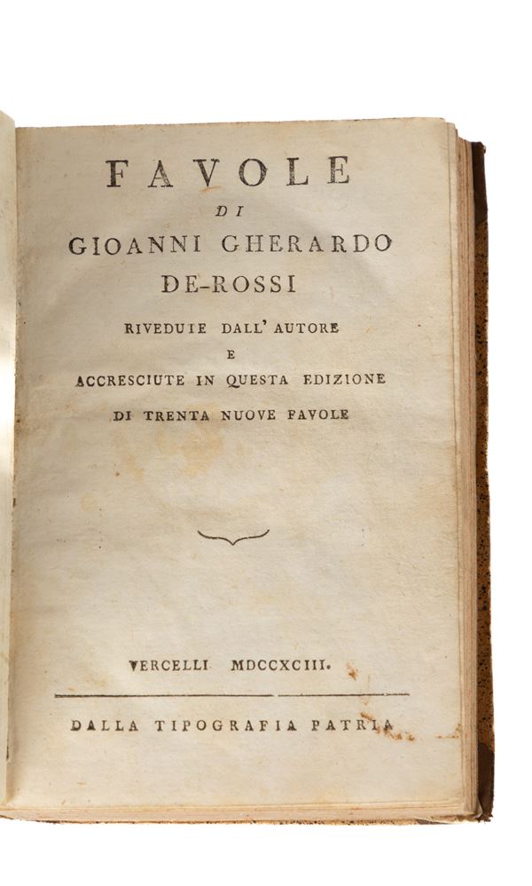 Giovanni Gherardo  De&#697; Rossi - Favole