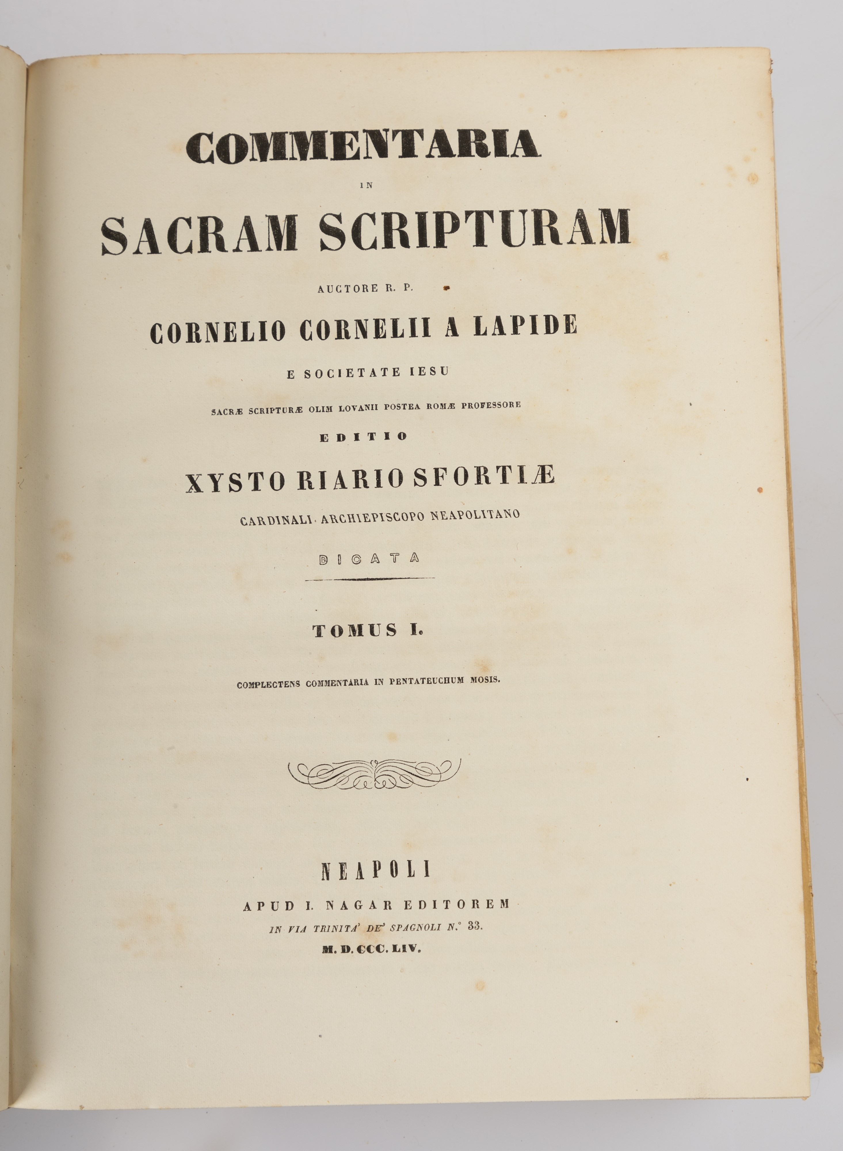 Commentaria in scripturam sacram R. P. Cornelii a lapide