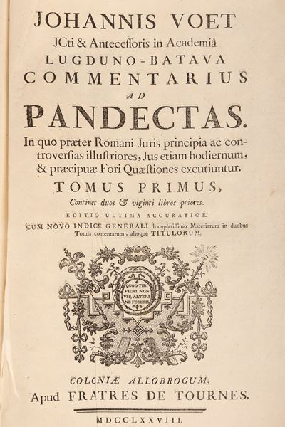 Commentarius Ad Pandectas