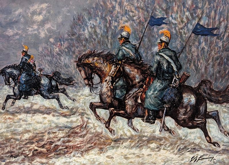 Giovan Francesco Gonzaga - A Cavallo nella Neve