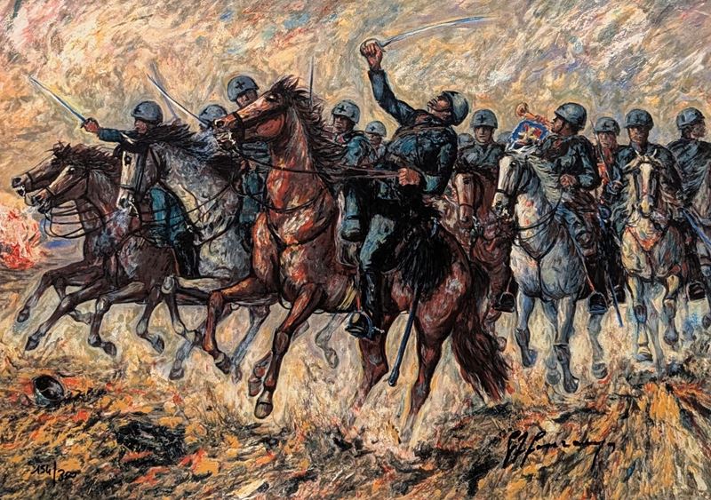 Giovan Francesco Gonzaga - Carica di Cavalli e Cavalieri