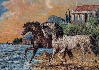 Cavalli sulla Spiaggia