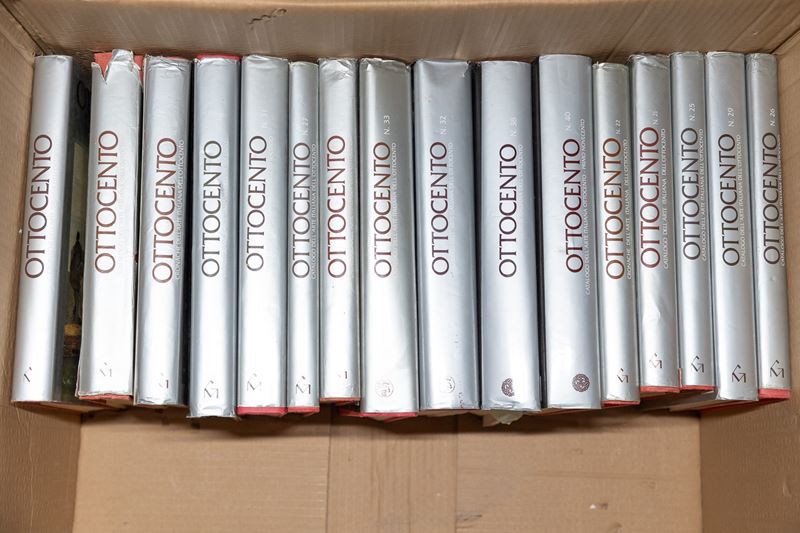 Box Letteraria Contenente Lotto di 16 Volumi Sull'arte Nell'ottocento