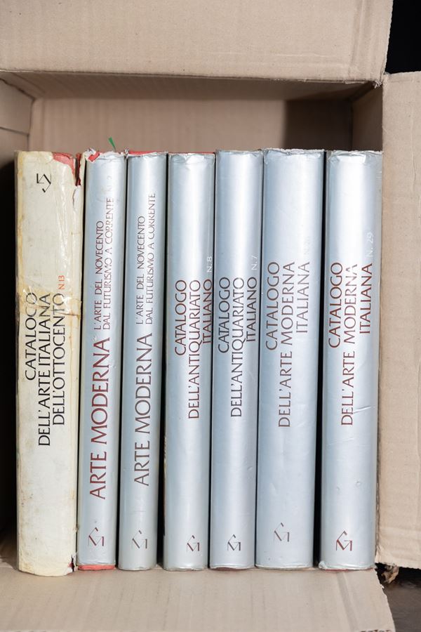 Box letteraria contenente lotto di 7 volumi  - Auction Sessione Pomeriggio: Asta Charta - Libri dal XV al XIX secolo, Manoscritti e Autografi - Gliubich Casa d'Aste