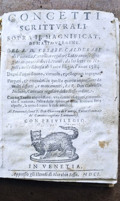 Concetti Scritturali Sopra il Magniﬁcat di Maria Vergine