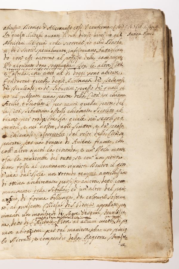 Manoscritto ʺStoria dei popoli tiburtiniʺ