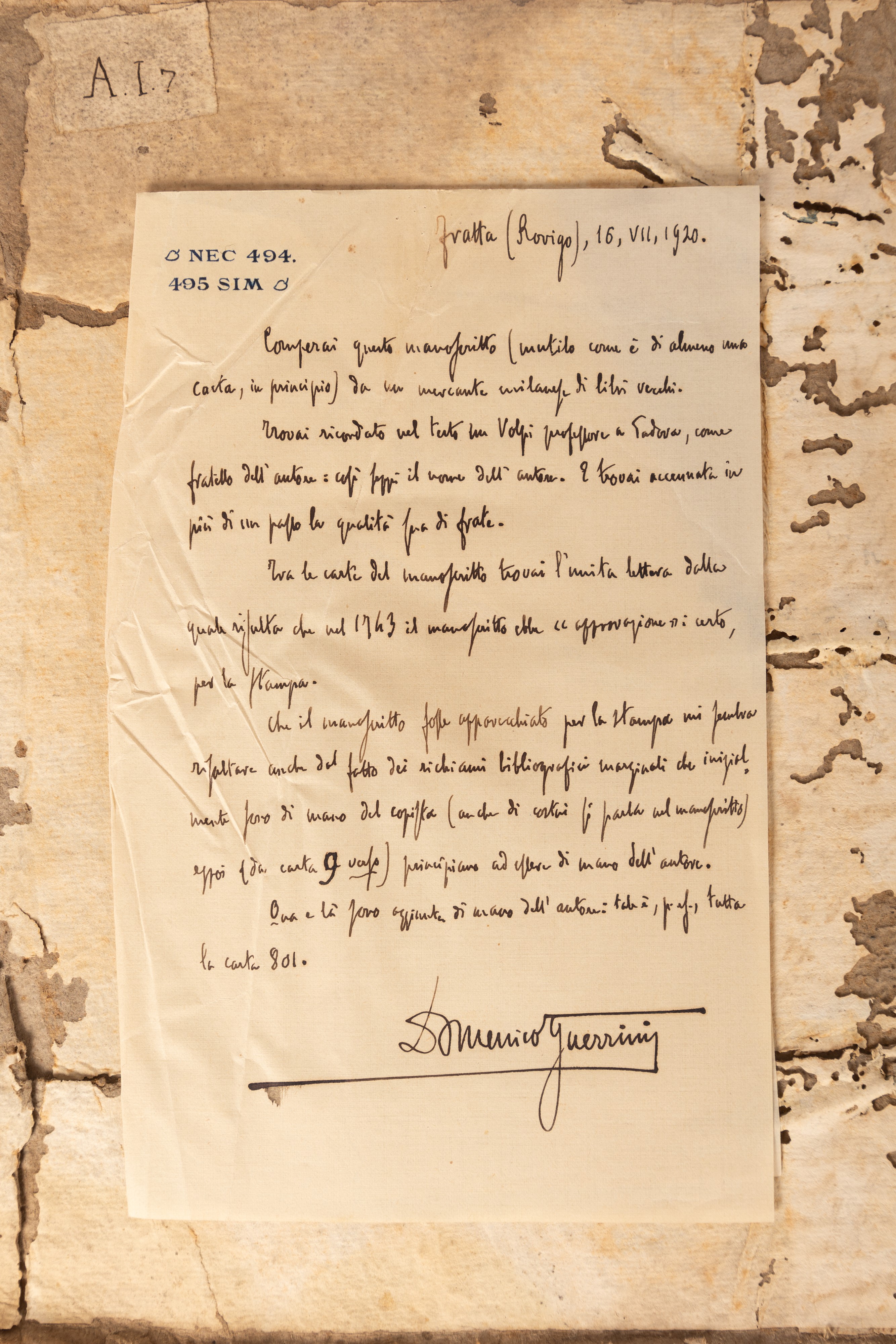 Manoscritto ʺStoria dei popoli tiburtiniʺ