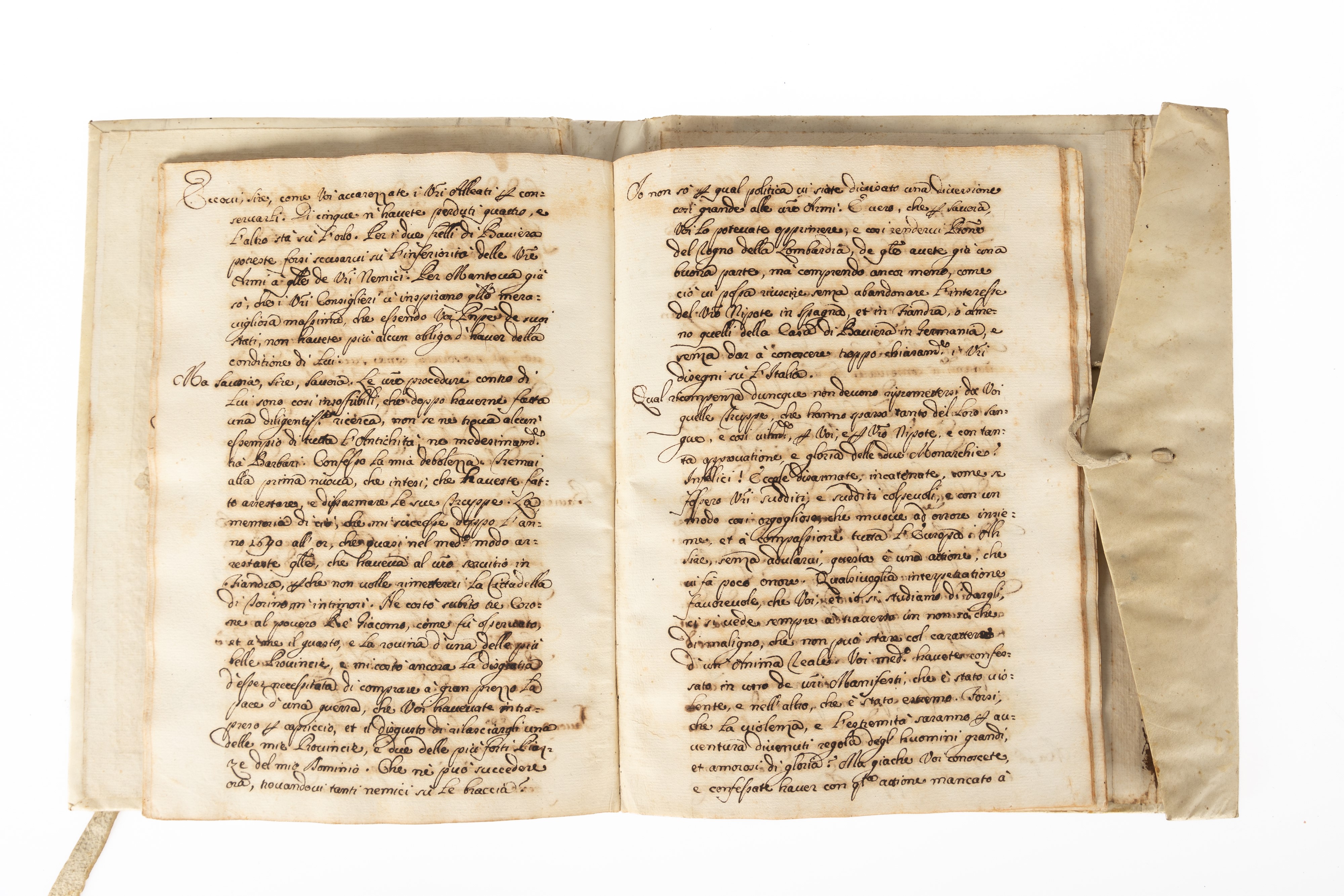 Manoscritto, ʺLa Francia Consigliera a Luigi XIV° suo Reʺ Pubblicazione: S.l., 1736