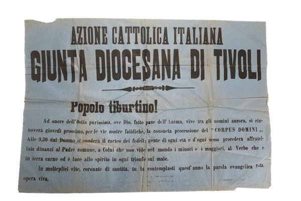 Manifesto dellʹAzione Cattolica