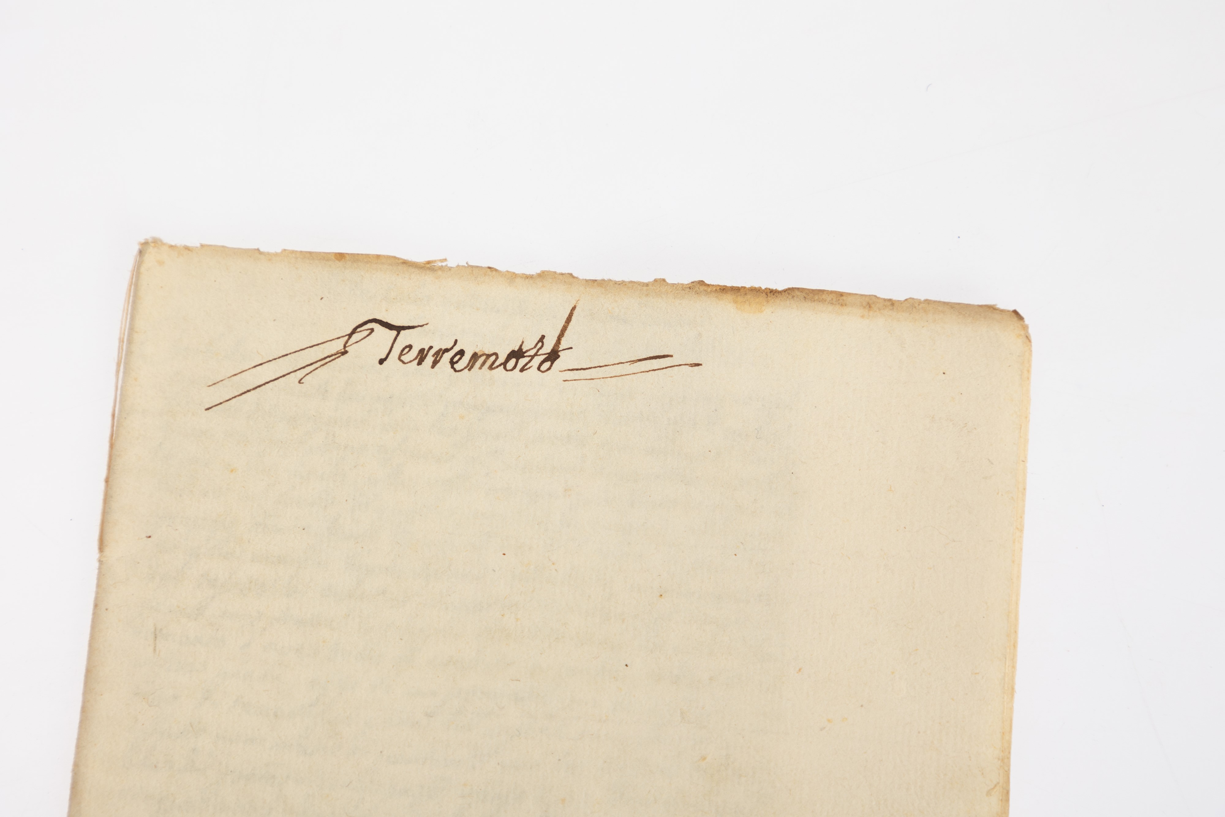 Discorso meteorologico sopra il terremoto.